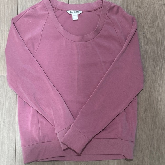 Athleta Tops - Athleta Pink/ Mauve Long Sleeve Sweater size Small